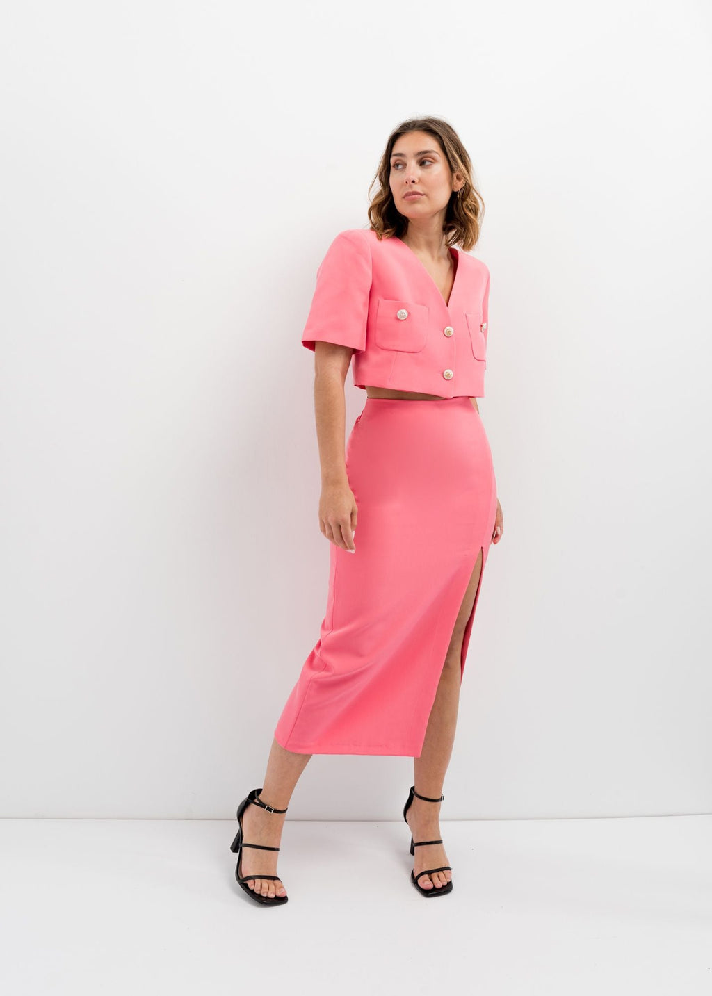 FALDA MIDI ABERTURA