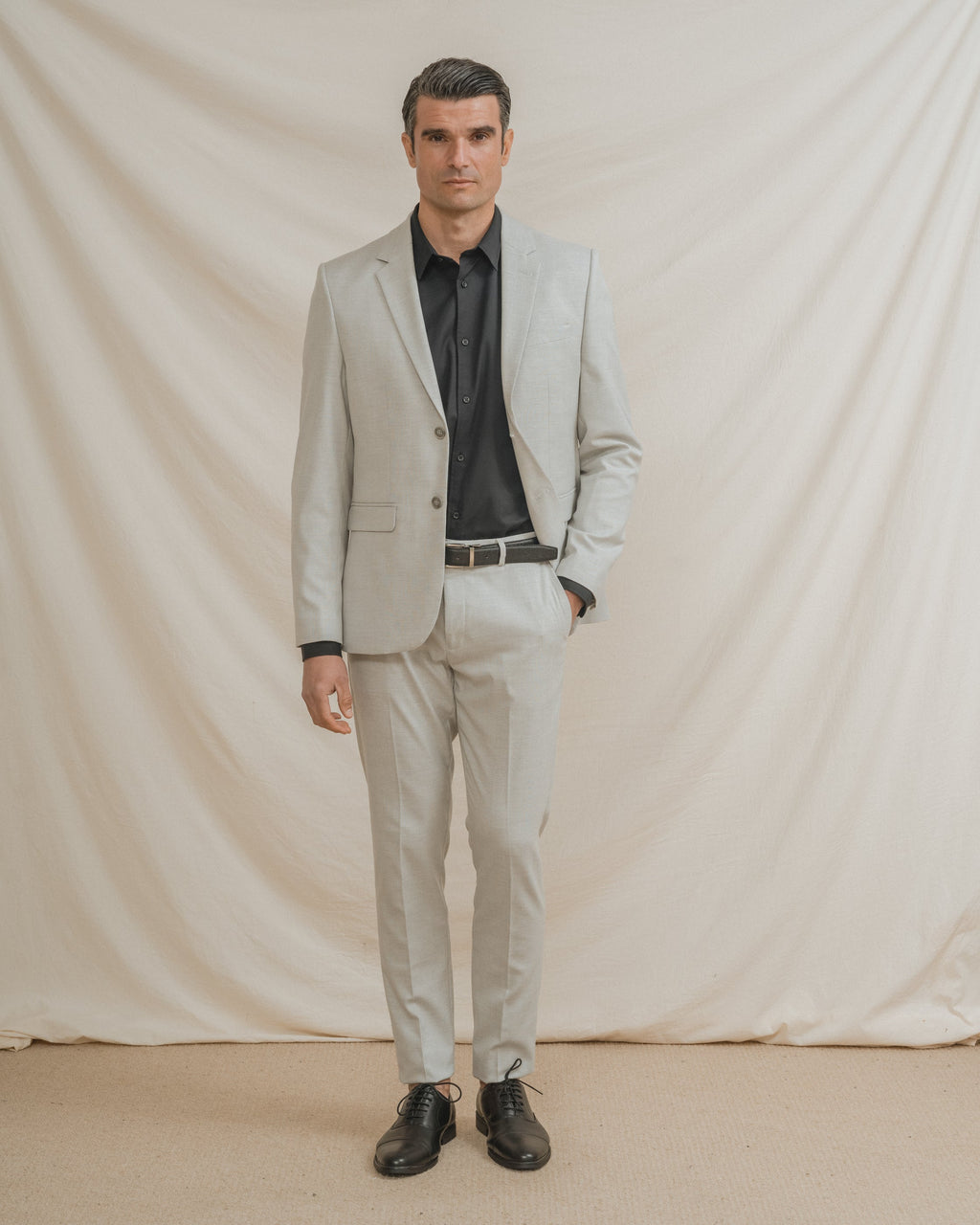 AMERICANA TRAJE GRÍS