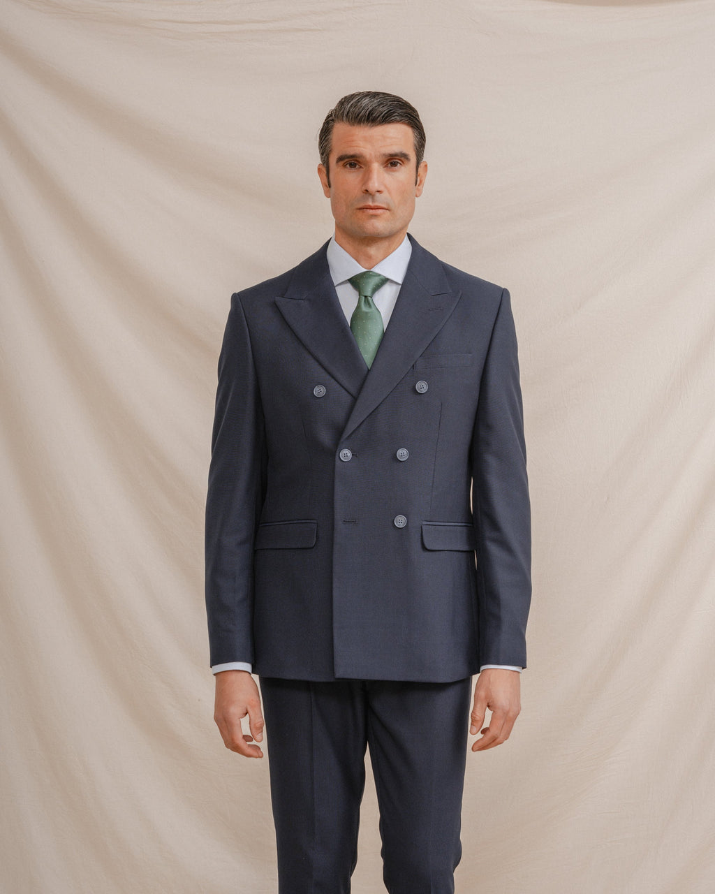 CHAQUETA CRUZADA TRAJE AZUL