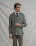 CHAQUETA CRUZADA TRAJE VERDE