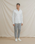 PANTALÓN TRAJE JOGGER CASUAL CELESTE