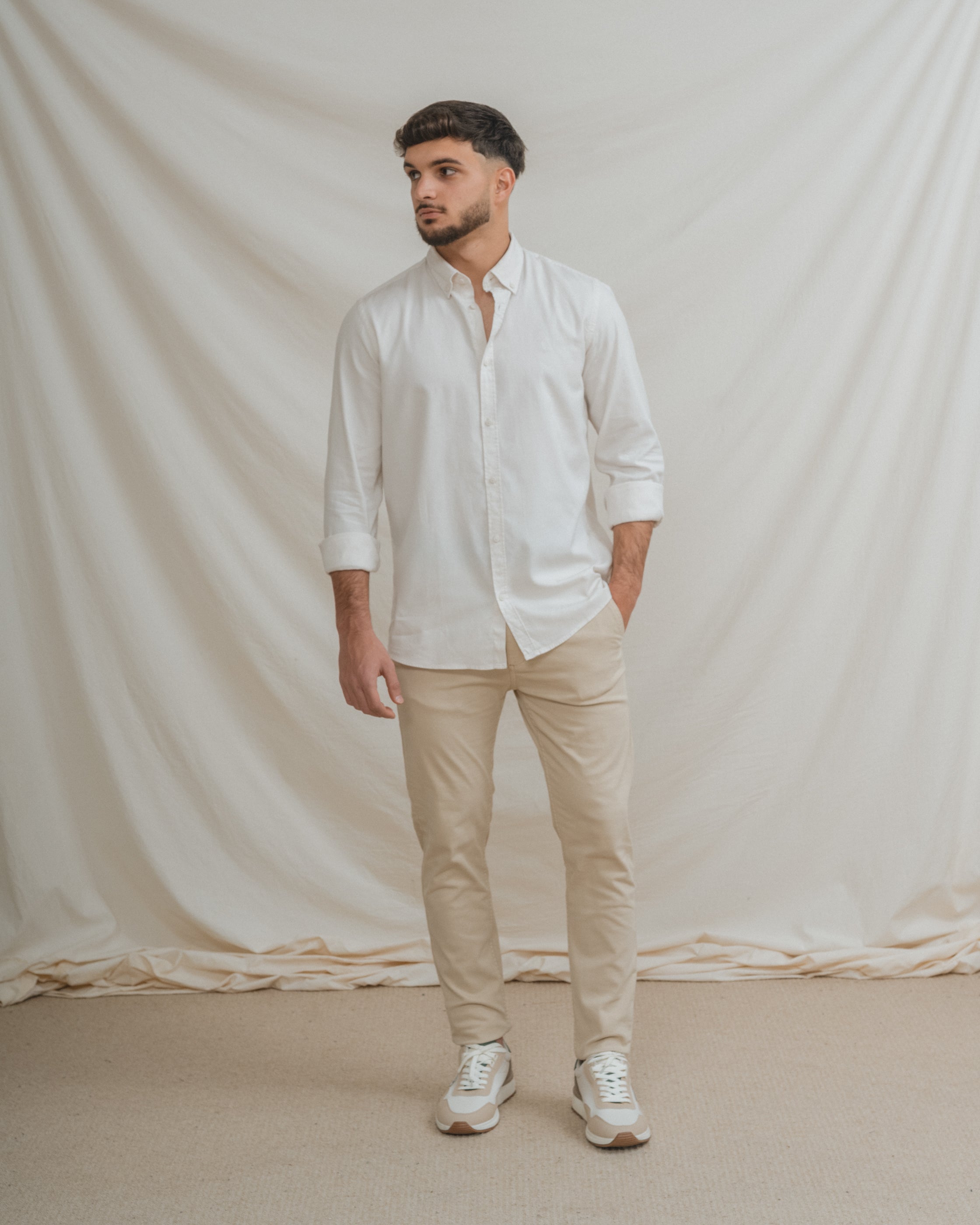CAMISA ESTRUCTURA BLANCA