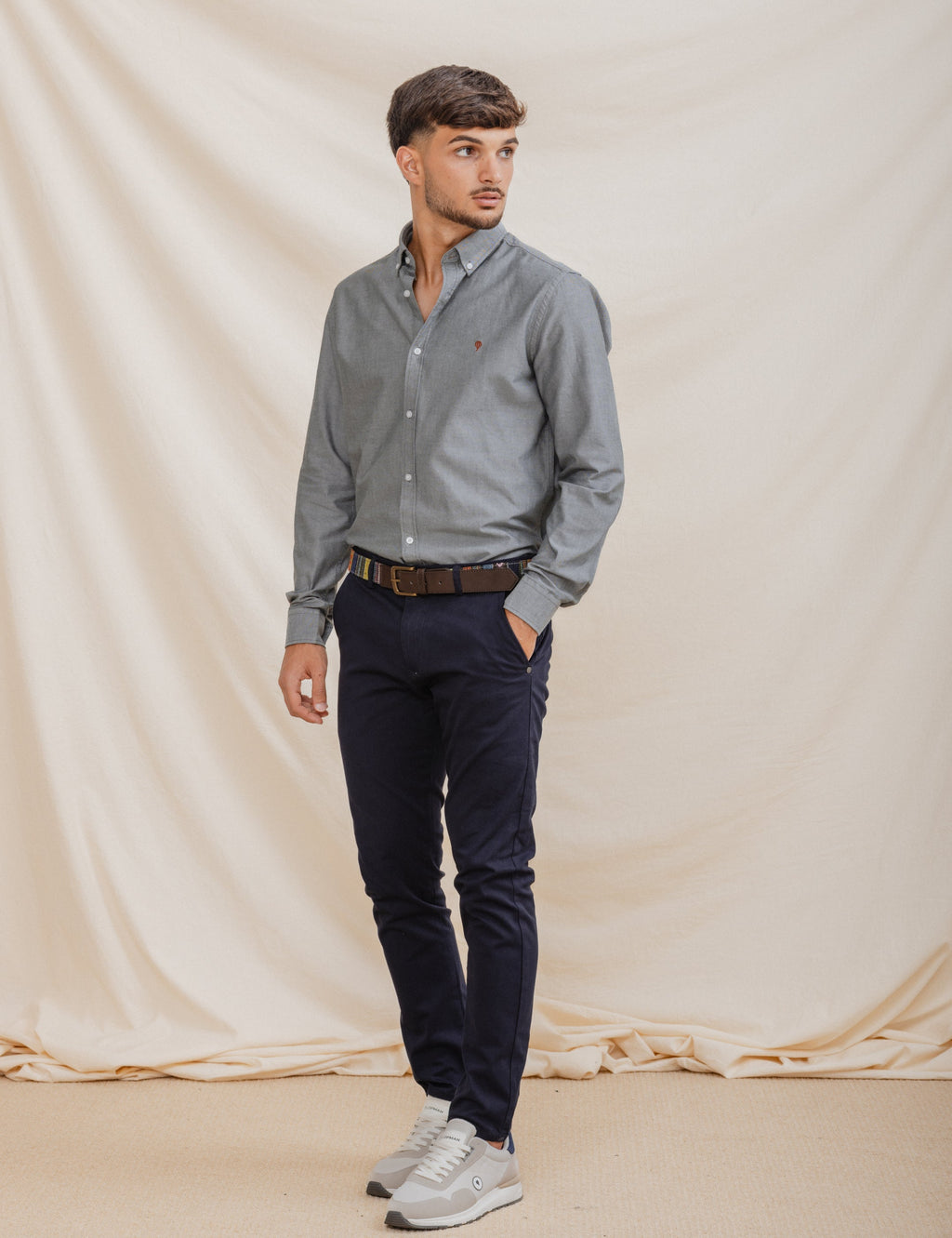 CAMISA OXFORD VERDE