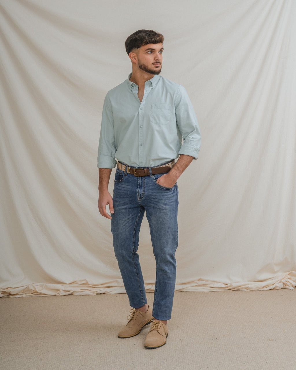 CAMISA OXFORD BOLSILLO