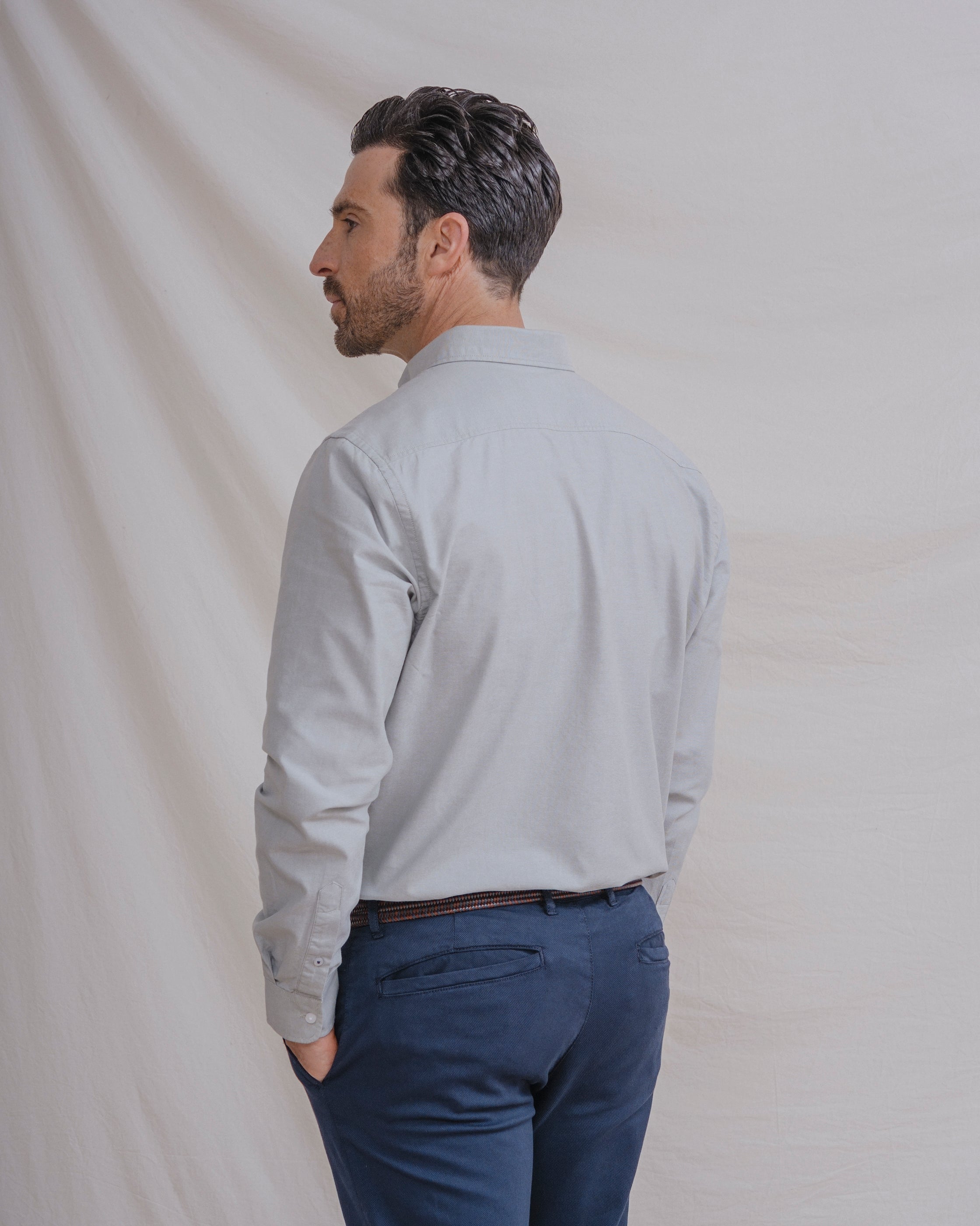 CAMISA OXFORD VERDE