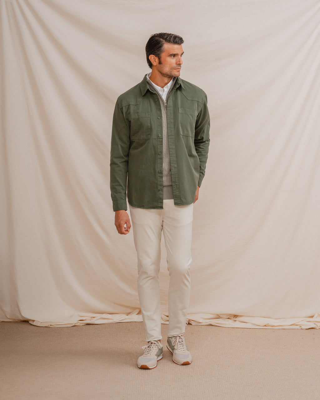 SOBRECAMISA VERDE