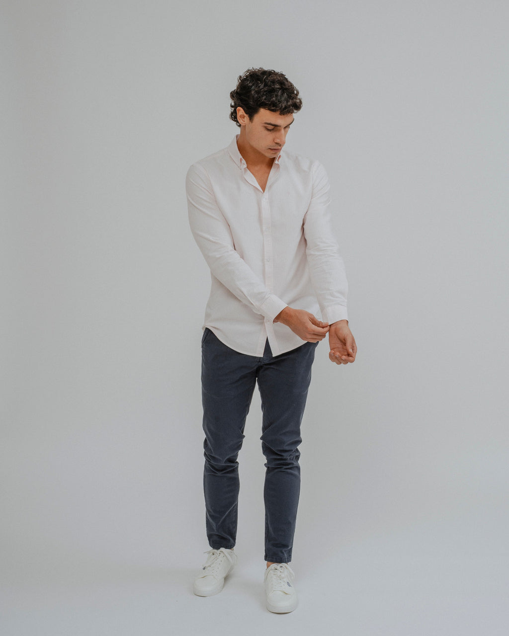 CAMISA OXFORD RAYA ROSA