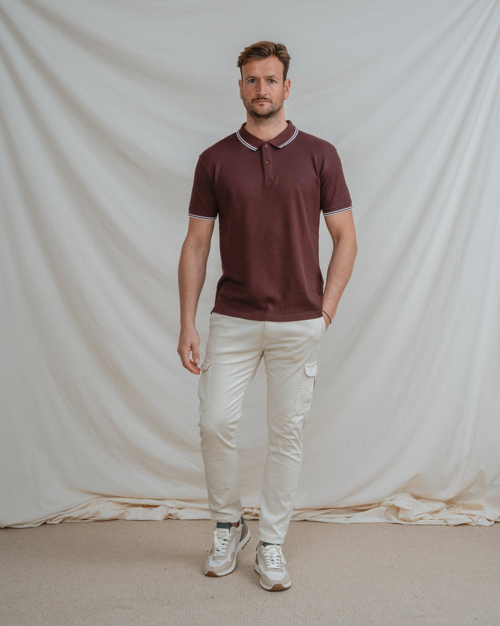 POLO ESTRUCTURA BURDEOS
