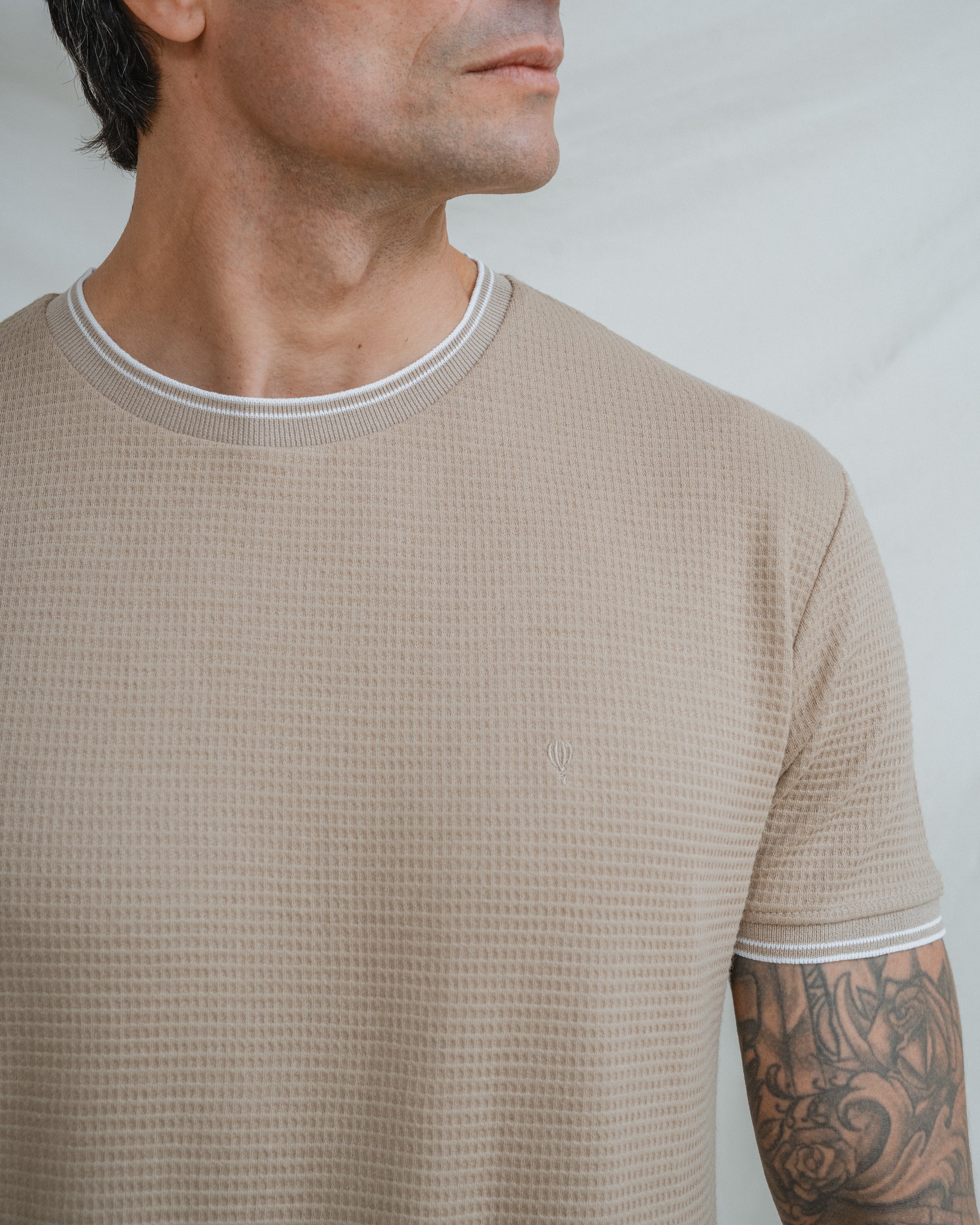 CAMISETA ESTRUCTURA LINEA CONTRASTE
