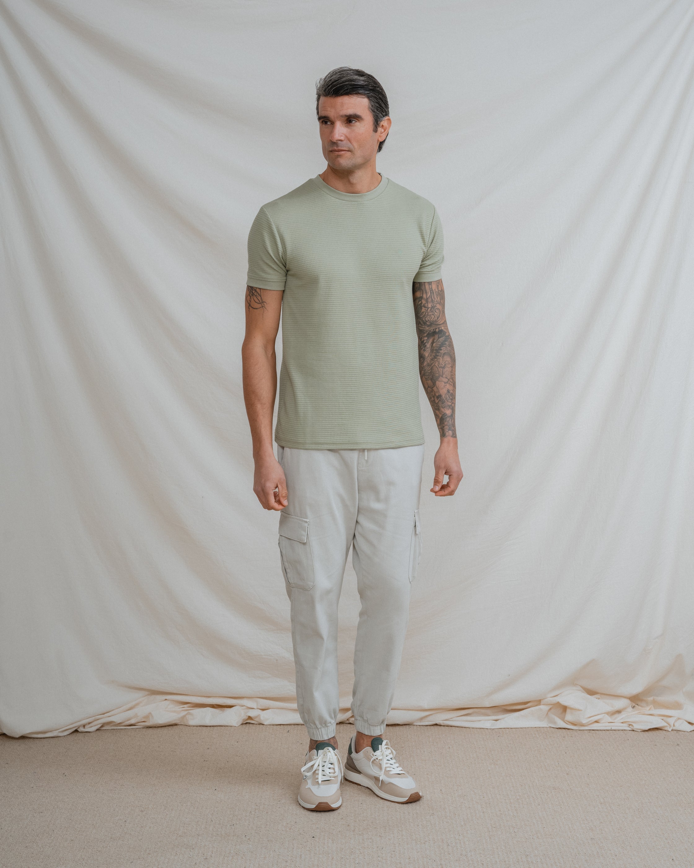CAMISETA ESTRUCTURA VERDE