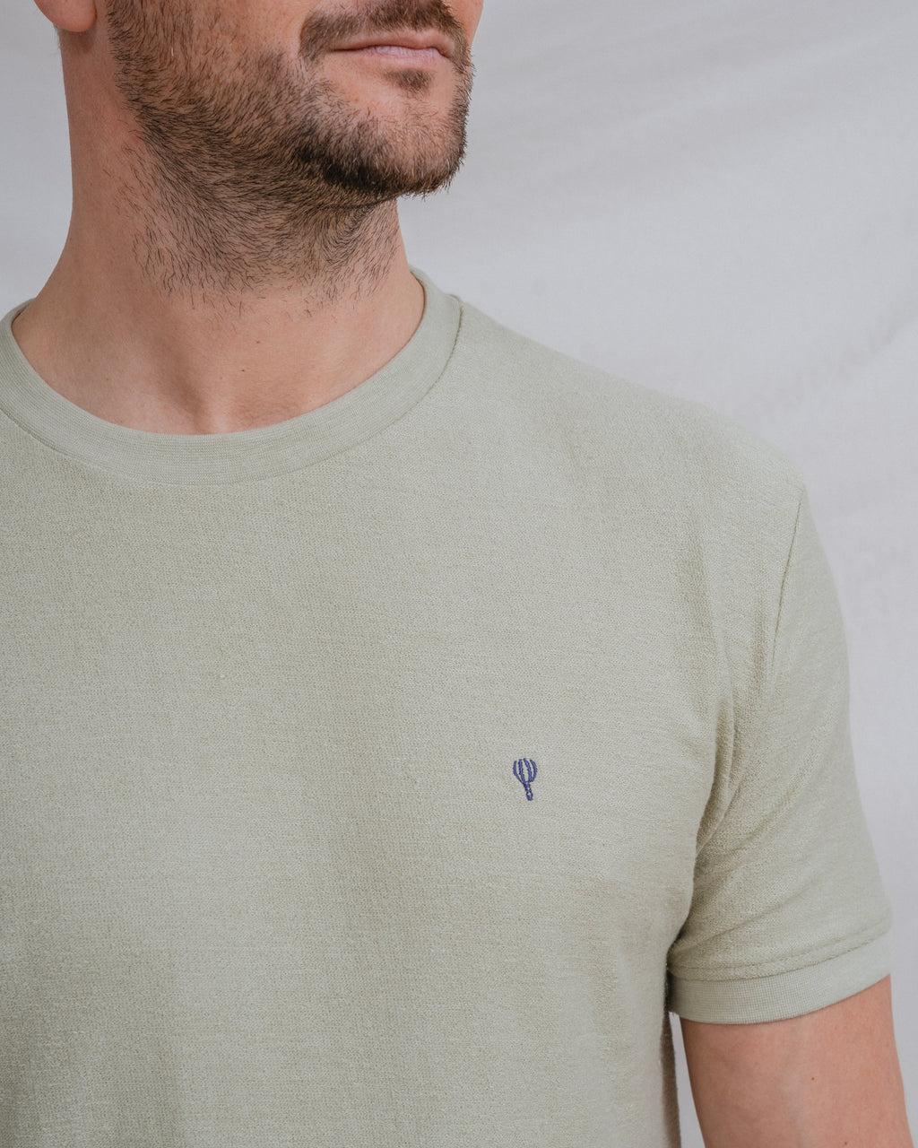 CAMISETA TEXTURA VERDE