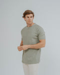 CAMISETA ESTRUCTURA PERFORADA VERDE
