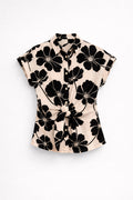 CAMISA NUDO ESTAMPADA