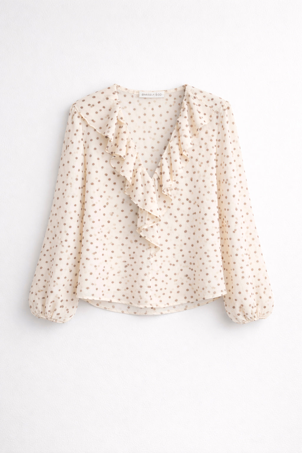 BLUSA VOLANTES LUNARES