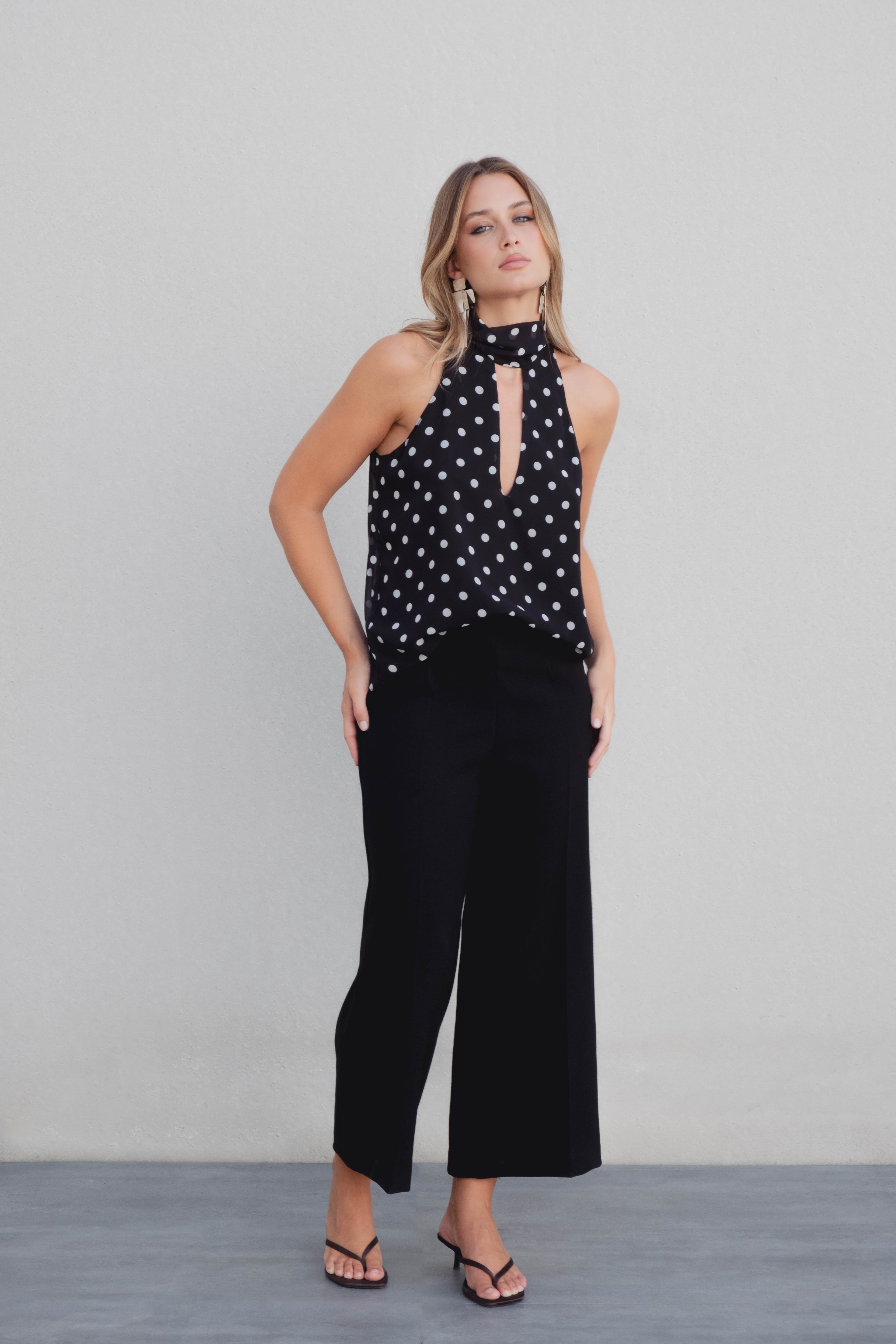 TOP HALTER LUNARES