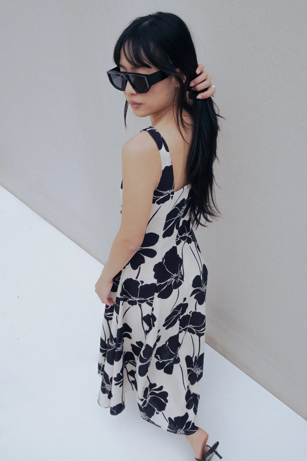 VESTIDO MIDI ESTAMPADO
