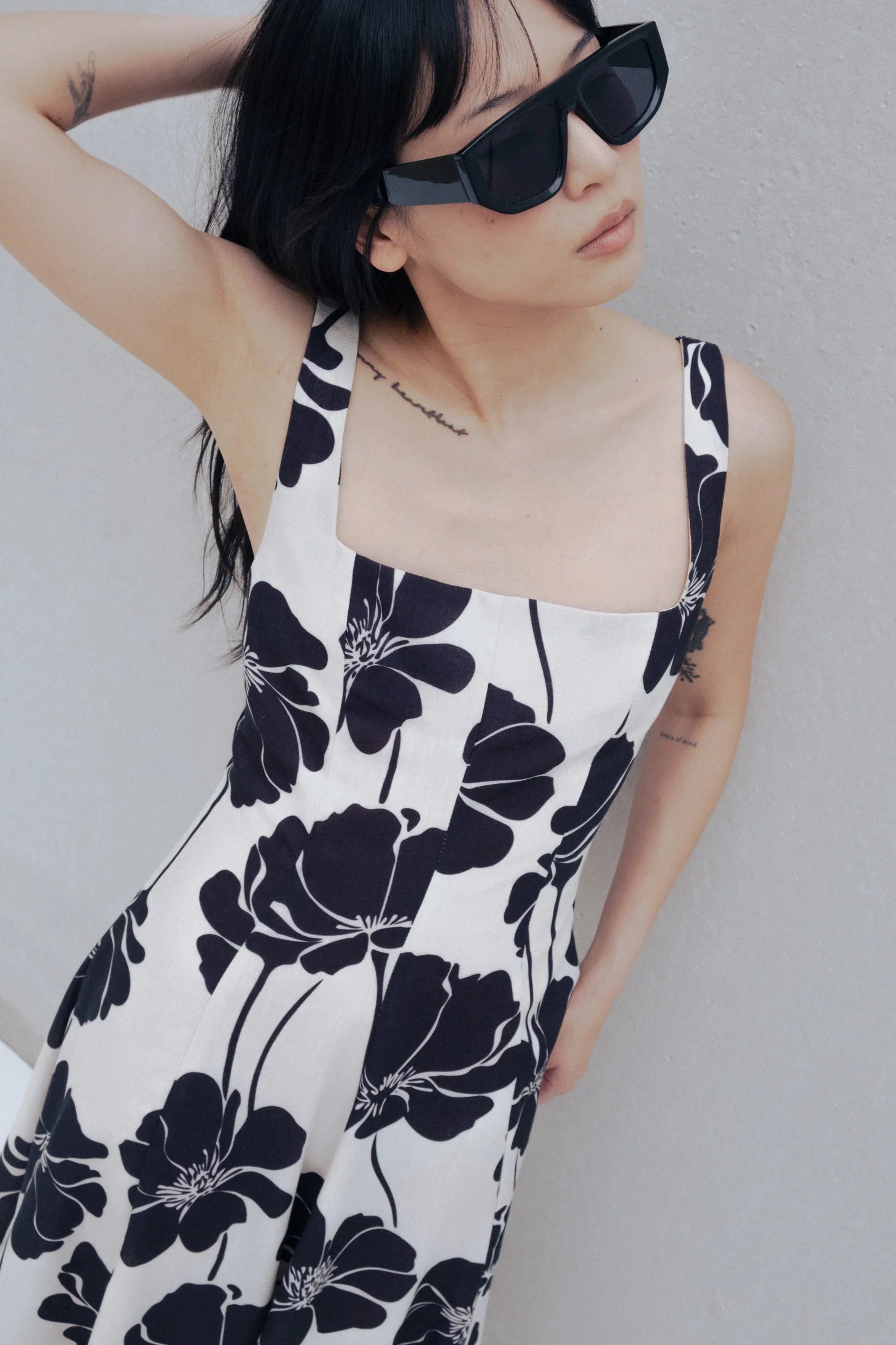VESTIDO MIDI ESTAMPADO
