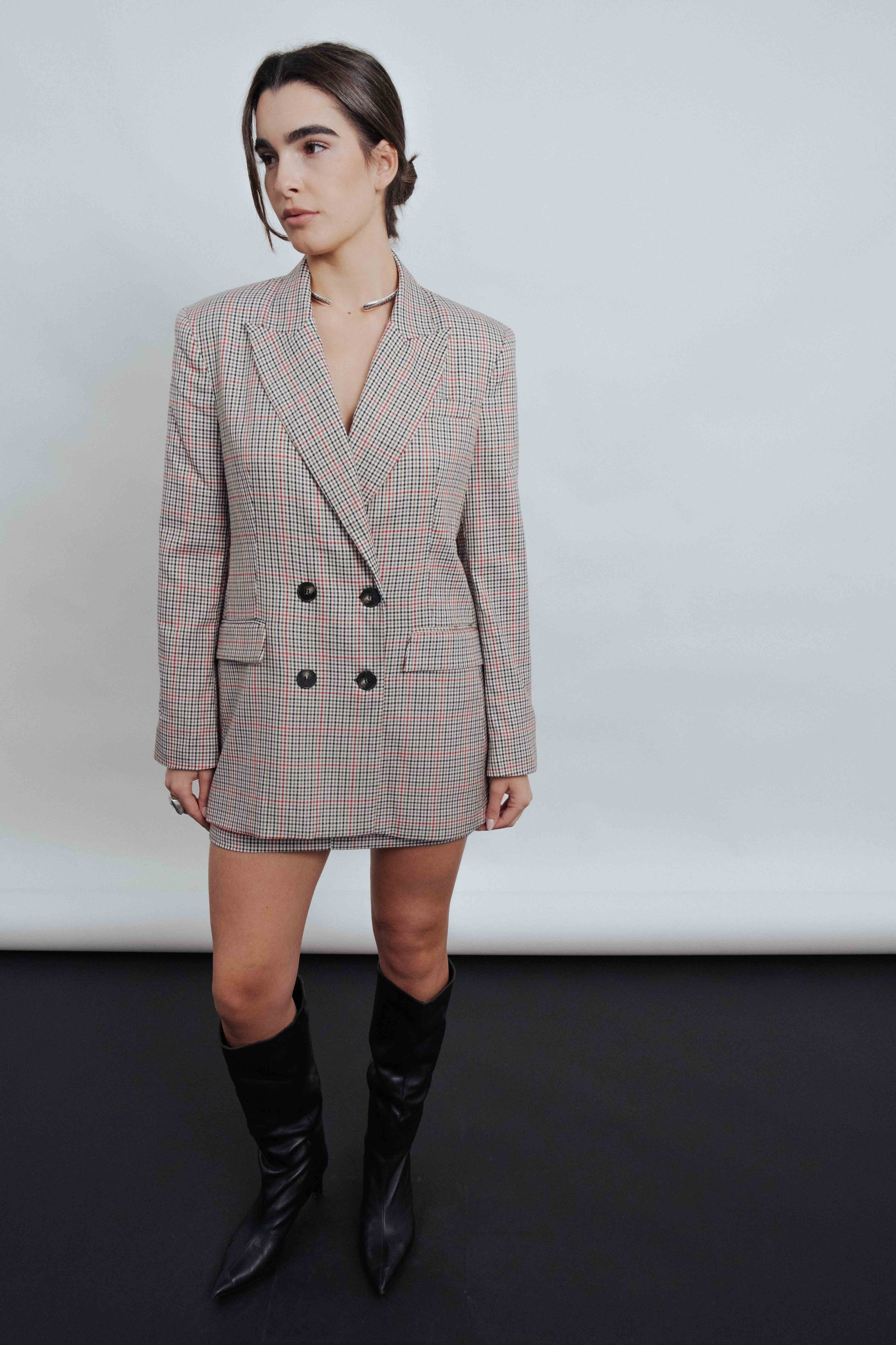 BLAZER CRUZADA BOTONES