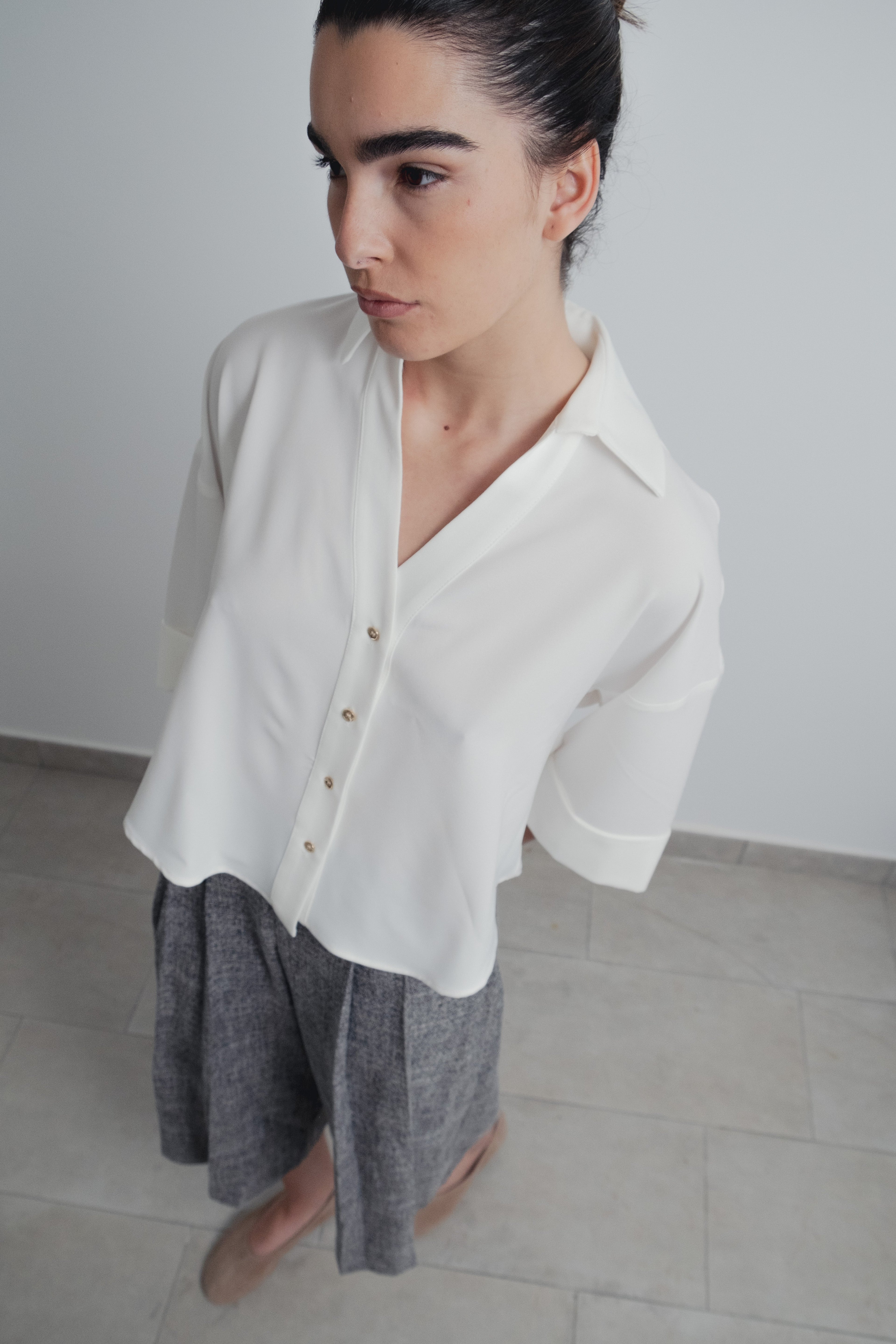 CAMISA MANGA VUELTA