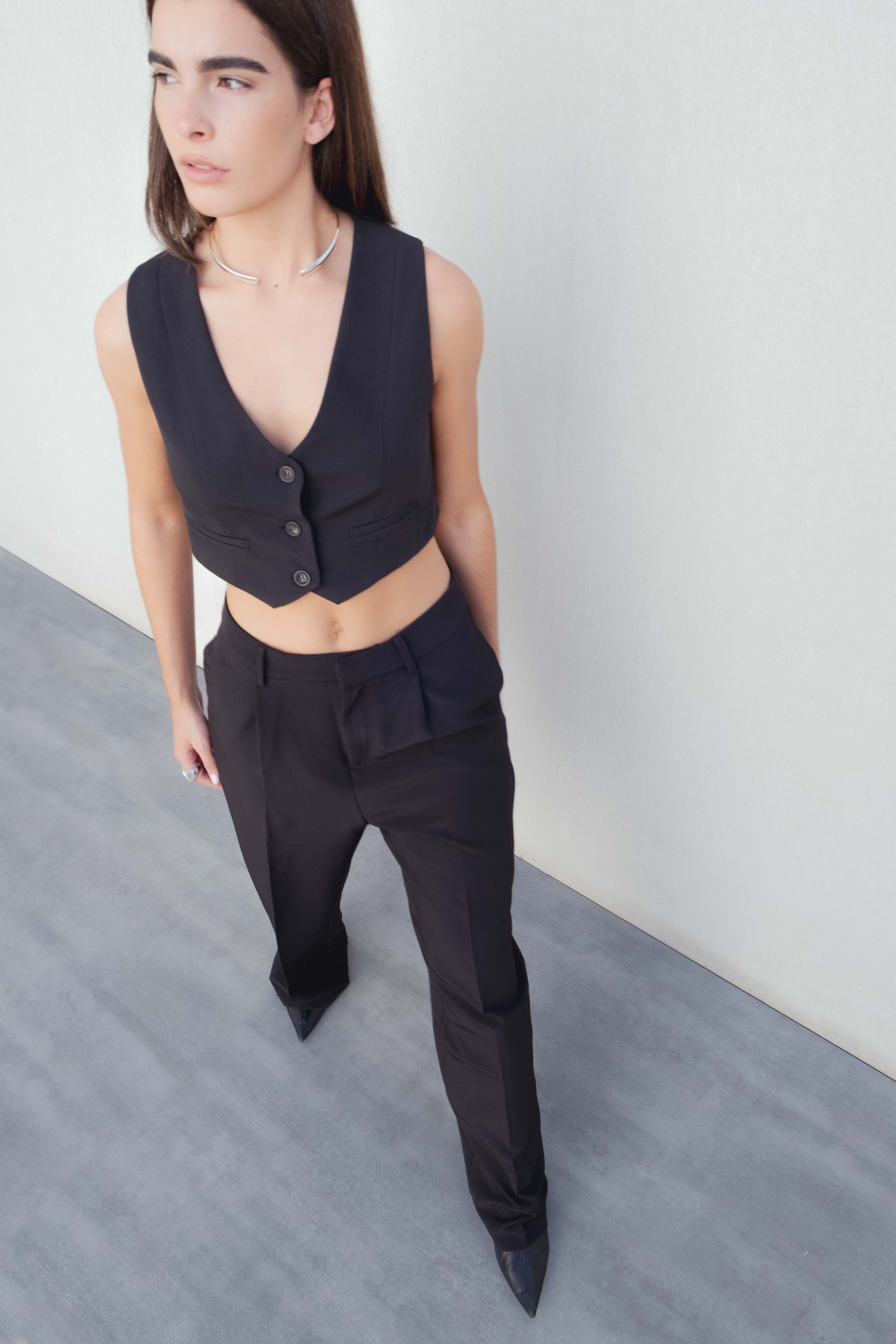 PANTALON PLIEGUES